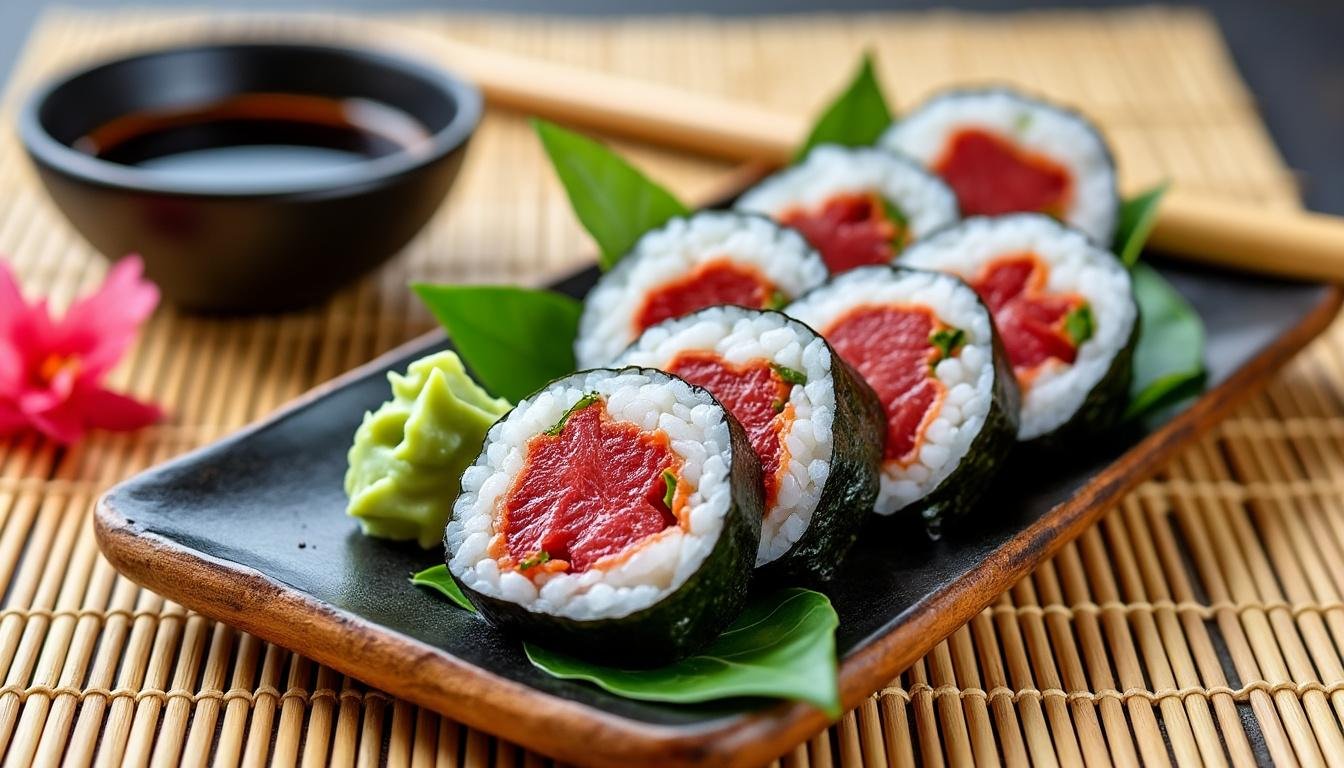 découvrez les spicy tuna rolls, une délicieuse variante piquante des célèbres makis au thon. savourez l'alliance parfaite entre la fraîcheur du thon et la chaleur des épices, pour une expérience culinaire unique qui éveillera vos papilles.