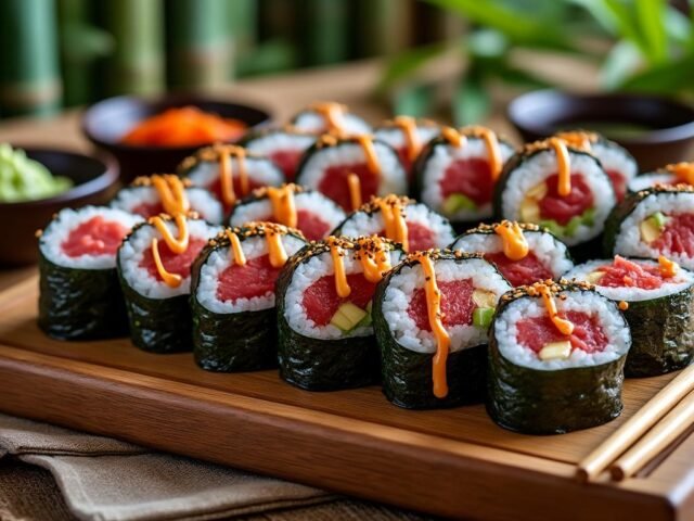 Spicy Tuna Rolls : la version piquante des makis thon