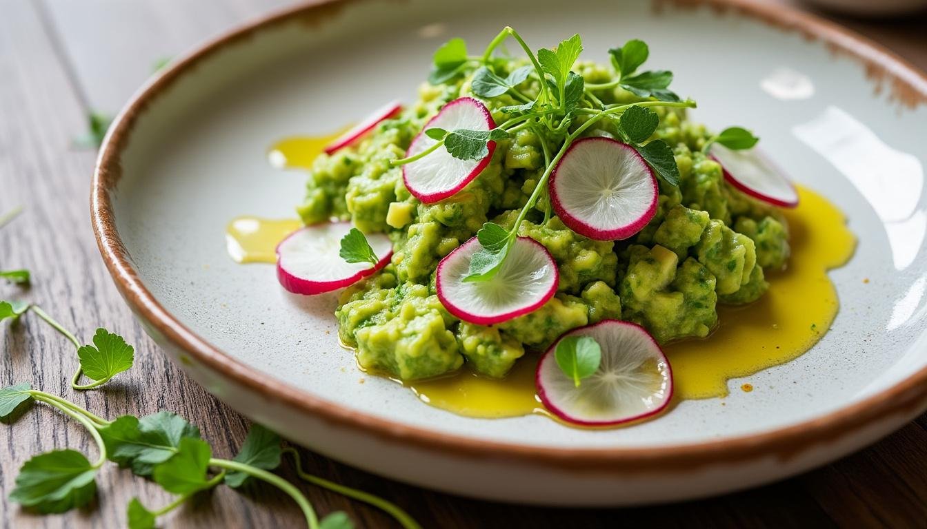 découvrez notre délicieuse recette de tartare d’avocat et radis noir, un mélange frais et savoureux qui ravira vos papilles. parfait en entrée ou en accompagnement, ce plat allie la crémeux de l’avocat et le croquant du radis noir pour une explosion de goût.