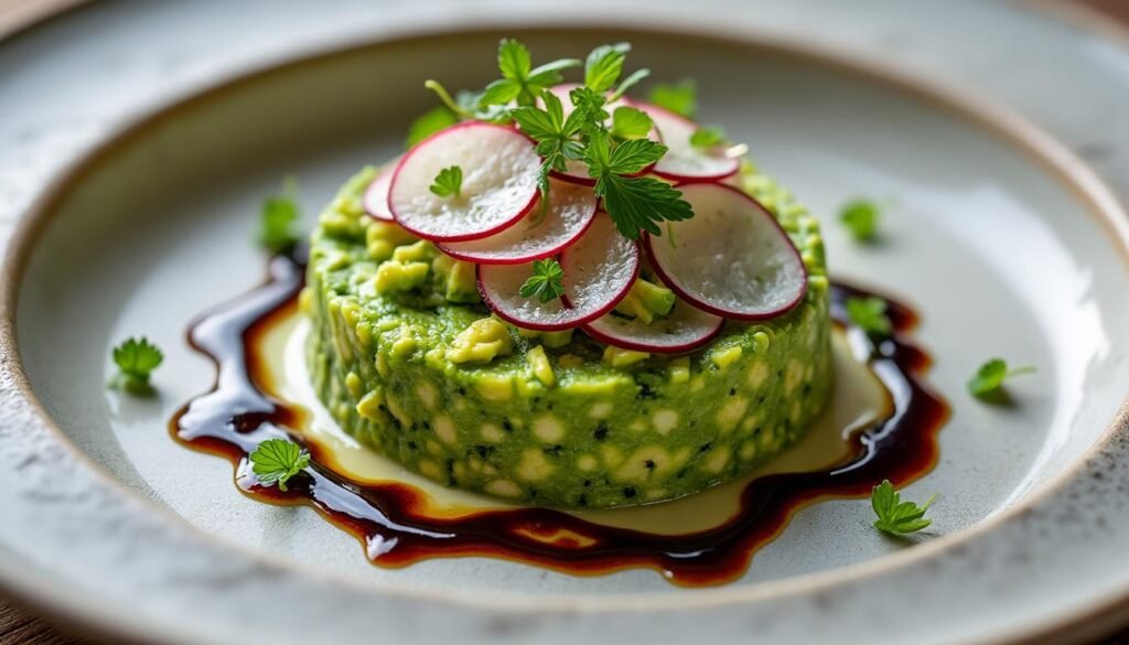 découvrez notre délicieux tartare d’avocat associé à du radis noir croquant, une recette fraîche et légère, parfaite pour une entrée raffinée ou un accompagnement plein de saveurs. idéale pour les amateurs de cuisine saine et gourmande.