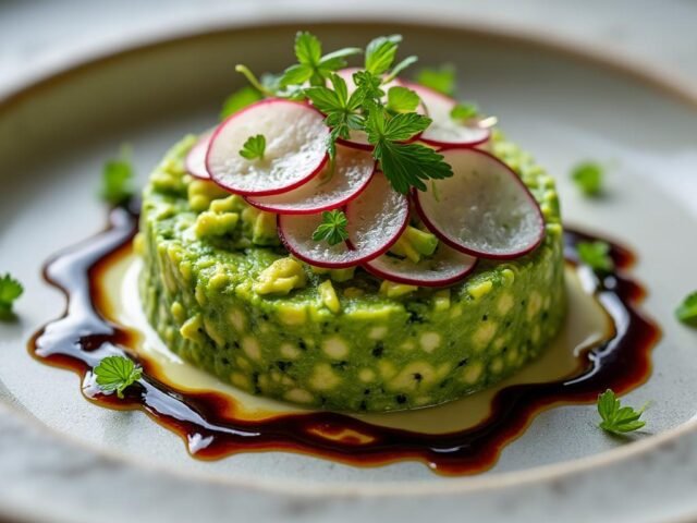 Tartare d’avocat et radis noir