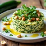 Tartare de courgettes et noisettes
