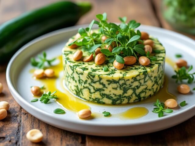 Tartare de courgettes et noisettes