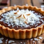 Tarte à la noix de coco et chocolat