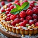 Tarte aux baies de goji et noisettes