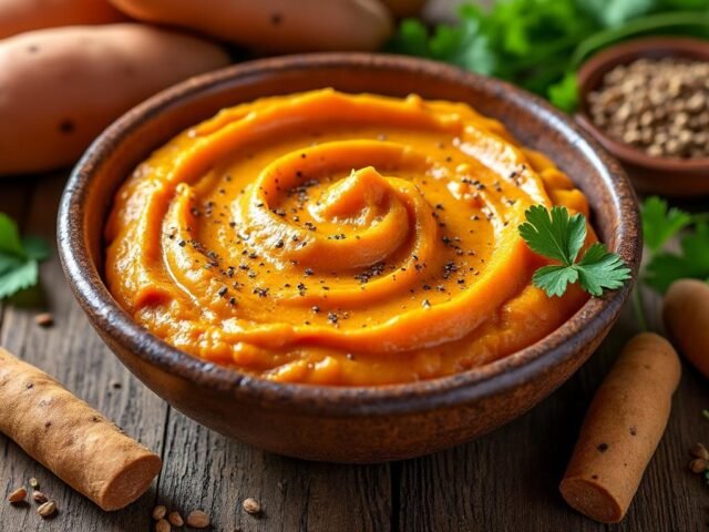 Tartinade de patate douce et cumin