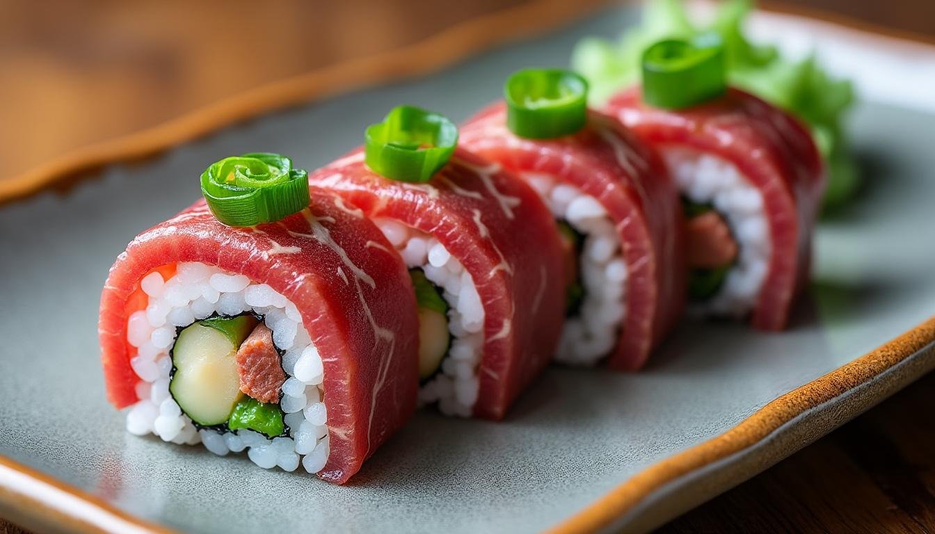 découvrez les tataki rolls, une délicieuse fusion entre les sushis japonais et le tataki de bœuf, offrant une expérience gustative unique d'harmonie entre saveurs exquises et textures raffinées.