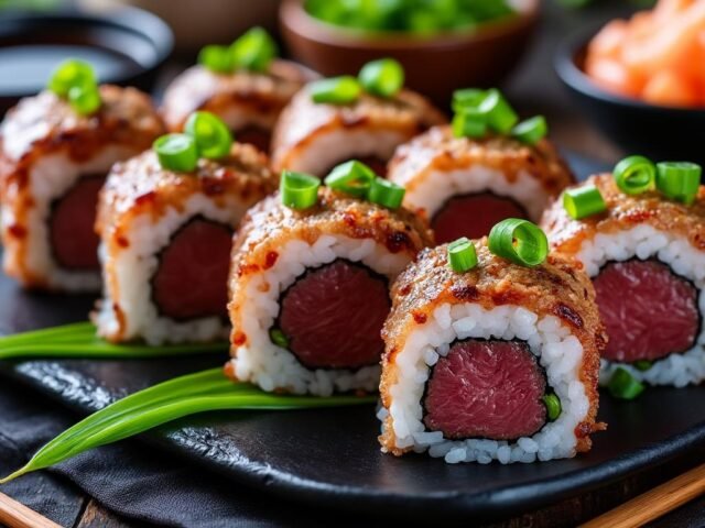 Tataki Rolls : fusion entre sushi et tataki de bœuf