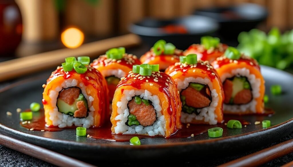 découvrez volcano rolls, une expérience sushi unique alliant chaleur et épices. plongez dans nos créations fusion savoureuses, où chaque bouchée réveille vos papilles avec des saveurs audacieuses et inattendues.