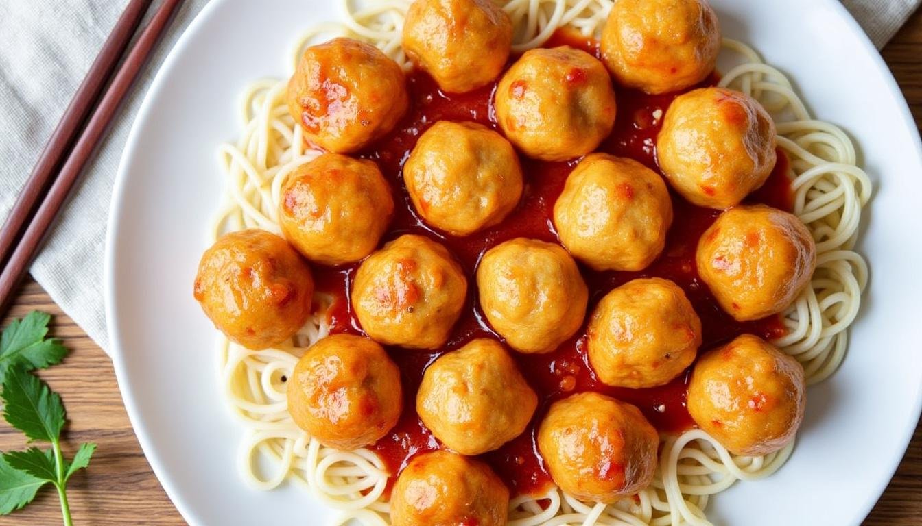 savourez des boulettes de tofu moelleuses aux légumes, nappées d'une délicieuse sauce aigre-douce. une recette végétarienne facile, gourmande et parfaite pour un repas équilibré.
