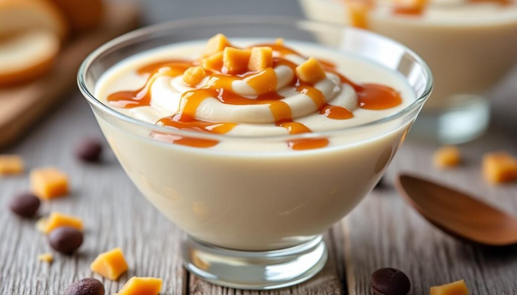 savourez une crème dessert onctueuse au lait de soja et caramel, parfaite pour une pause gourmande légère et sans lactose. idéale pour les amateurs de douceurs végétales.