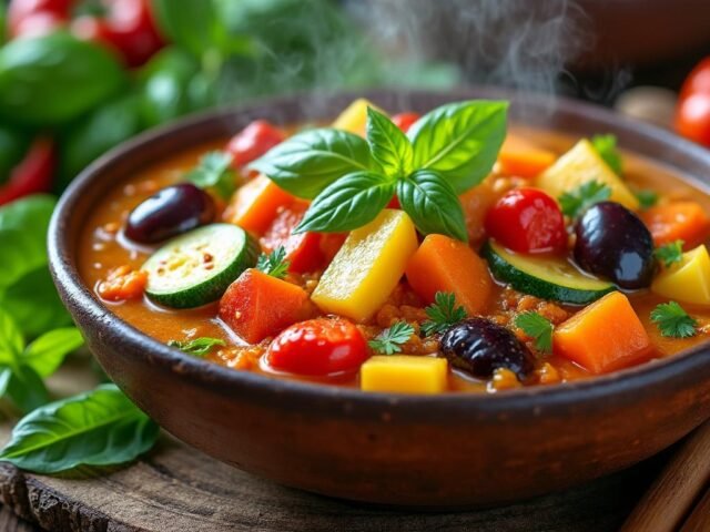 Curry thaï de légumes et lait de coco