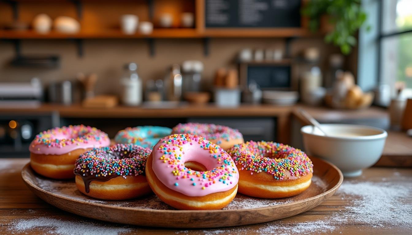 plongez dans l'univers savoureux de la maison du donut et laissez-vous tenter par nos spécialités sucrées artisanales, préparées avec passion pour régaler petits et grands gourmands.