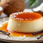 Flan à la noix de coco et vanille