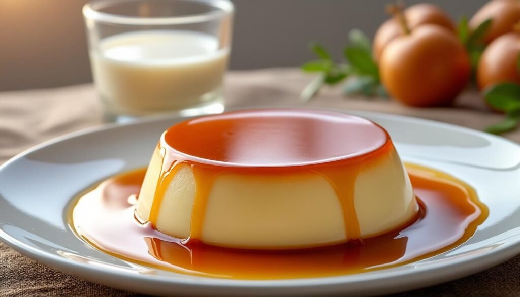 découvrez notre recette de flan au caramel et lait d’avoine, un dessert gourmand et sans lactose, facile à préparer pour régaler petits et grands avec douceur et légèreté !
