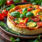 Flan de légumes méditerranéens au chèvre