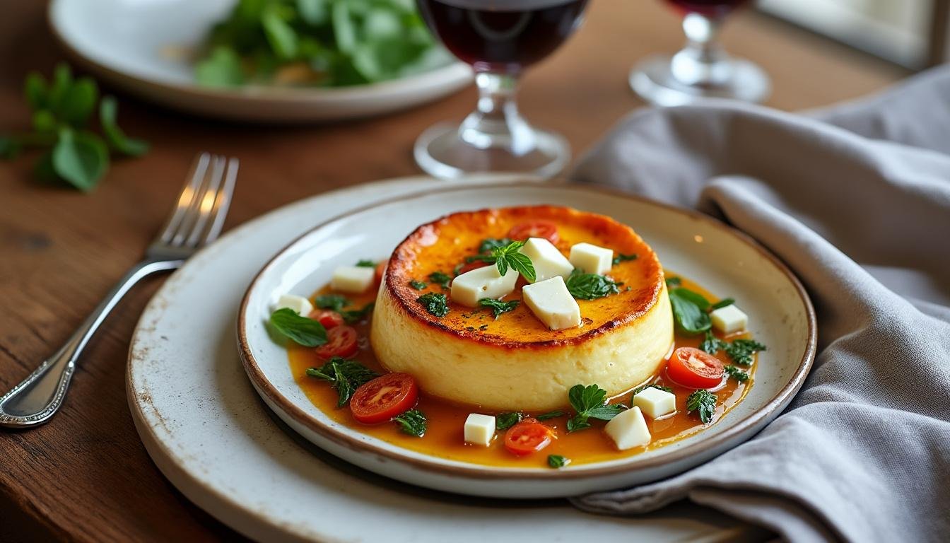 découvrez une recette savoureuse de flan de légumes méditerranéens au chèvre, idéale pour un repas léger et plein de saveurs. facile à préparer, ce plat ensoleillé ravira vos papilles et apportera une touche gourmande à votre table.