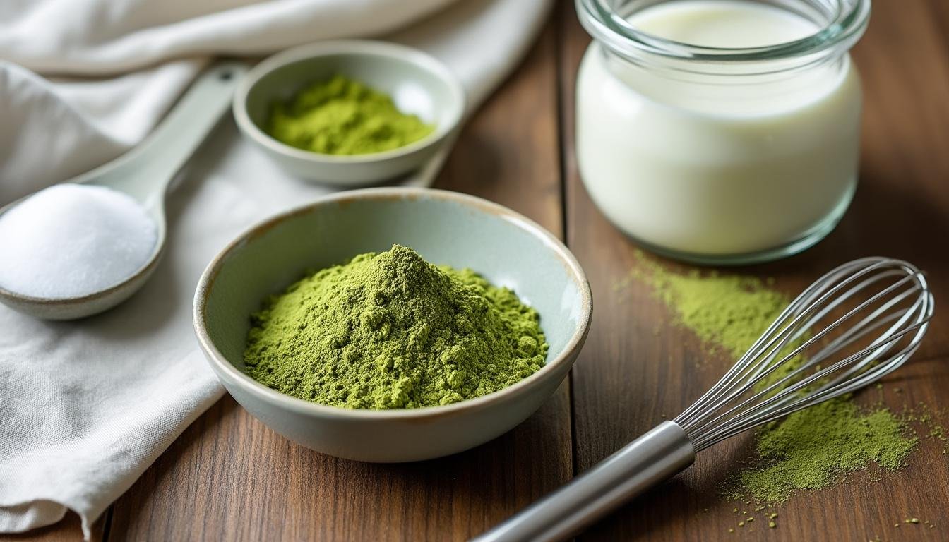 découvrez notre recette de flan végétarien au thé matcha : un dessert délicat, original et facile à réaliser, parfait pour surprendre vos invités avec une touche japonaise.