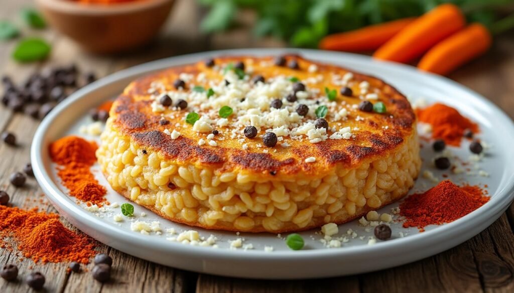 découvrez notre recette savoureuse de gâteau de riz aux épices et parmesan : un plat simple, parfumé et réconfortant, parfait pour surprendre vos invités ou régaler toute la famille.