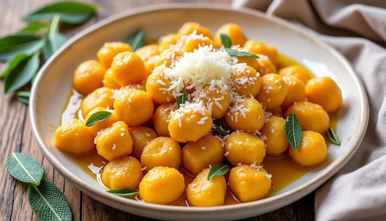 découvrez une recette délicieuse de gnocchis de butternut accompagnés d'un savoureux beurre de sauge. ce plat réconfortant allie la douceur de la courge butternut à la richesse aromatique de la sauge, pour une expérience culinaire réconfortante et saisonnière. parfait pour un dîner en famille ou entre amis !