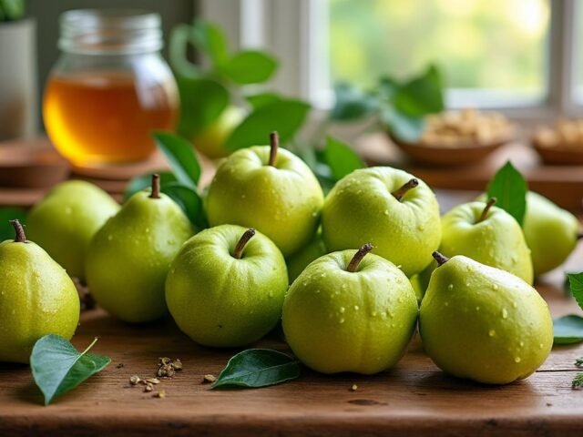 Les vertus insoupçonnées des coings verts et leurs usages en cuisine