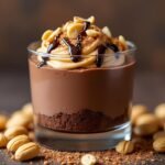 Mousse au chocolat et beurre de cacahuète