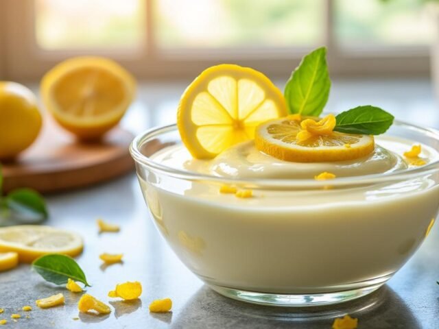 Mousse au citron et mascarpone végétal