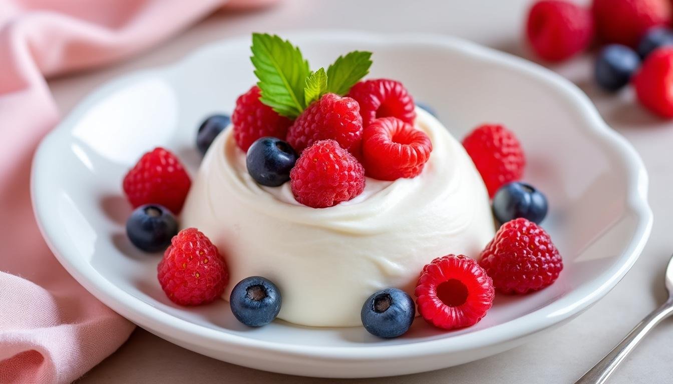 découvrez une délicieuse mousse au lait de coco et fruits rouges : un dessert léger, onctueux et rafraîchissant, parfait pour terminer un repas en douceur ou se faire plaisir à tout moment.