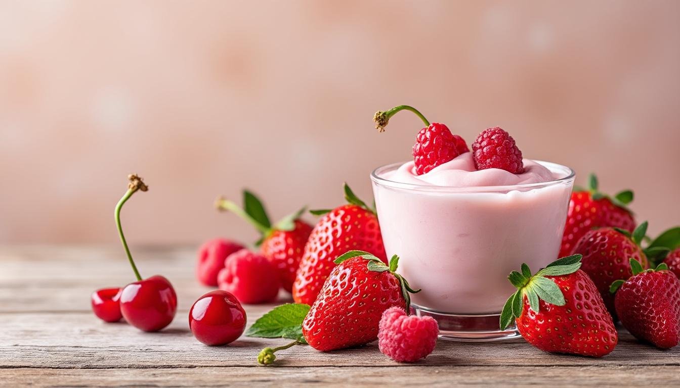 découvrez une délicieuse mousse au lait de coco et fruits rouges, légère et rafraîchissante. parfaite pour un dessert gourmand et exotique, prête en quelques minutes seulement !
