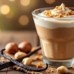 Mousse au lait de noisette et vanille