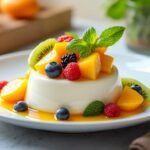 Panna cotta aux fruits exotiques