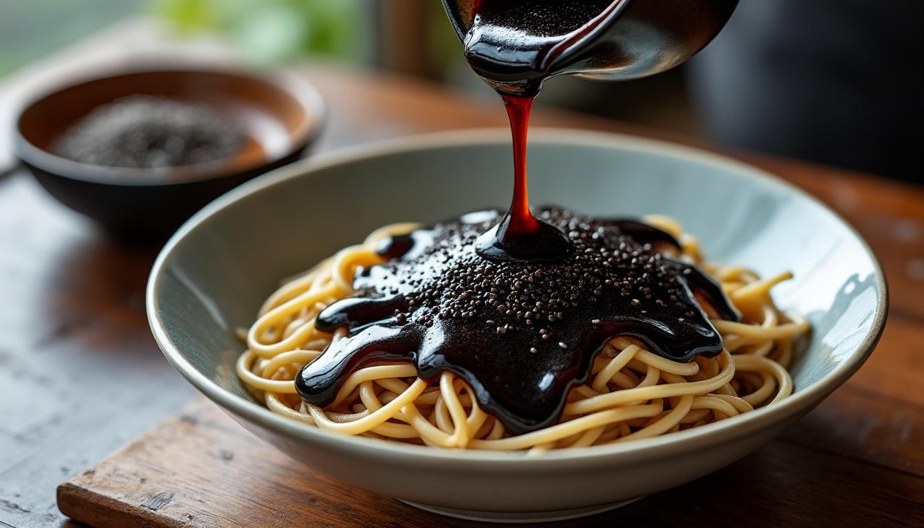 savourez des pâtes soba au sésame accompagnées de légumes croquants pour un plat équilibré, sain et riche en saveurs asiatiques. idéal pour un repas rapide et gourmand.
