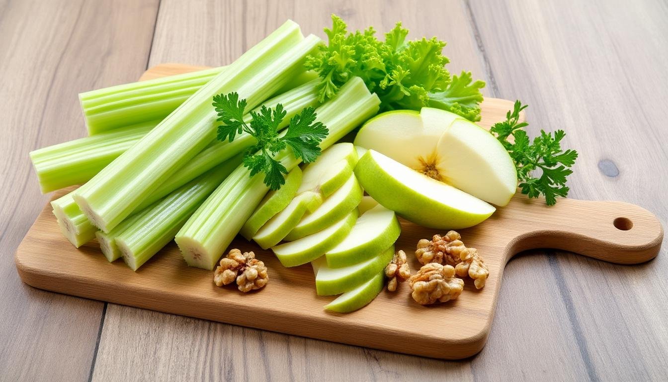 découvrez notre délicieuse salade de céleri, pommes et noix, un mélange croquant et frais qui allie la douceur des pommes à la texture croquante des noix. parfaite en entrée ou en accompagnement, cette recette saine et savoureuse ravira vos papilles et égayera vos repas.