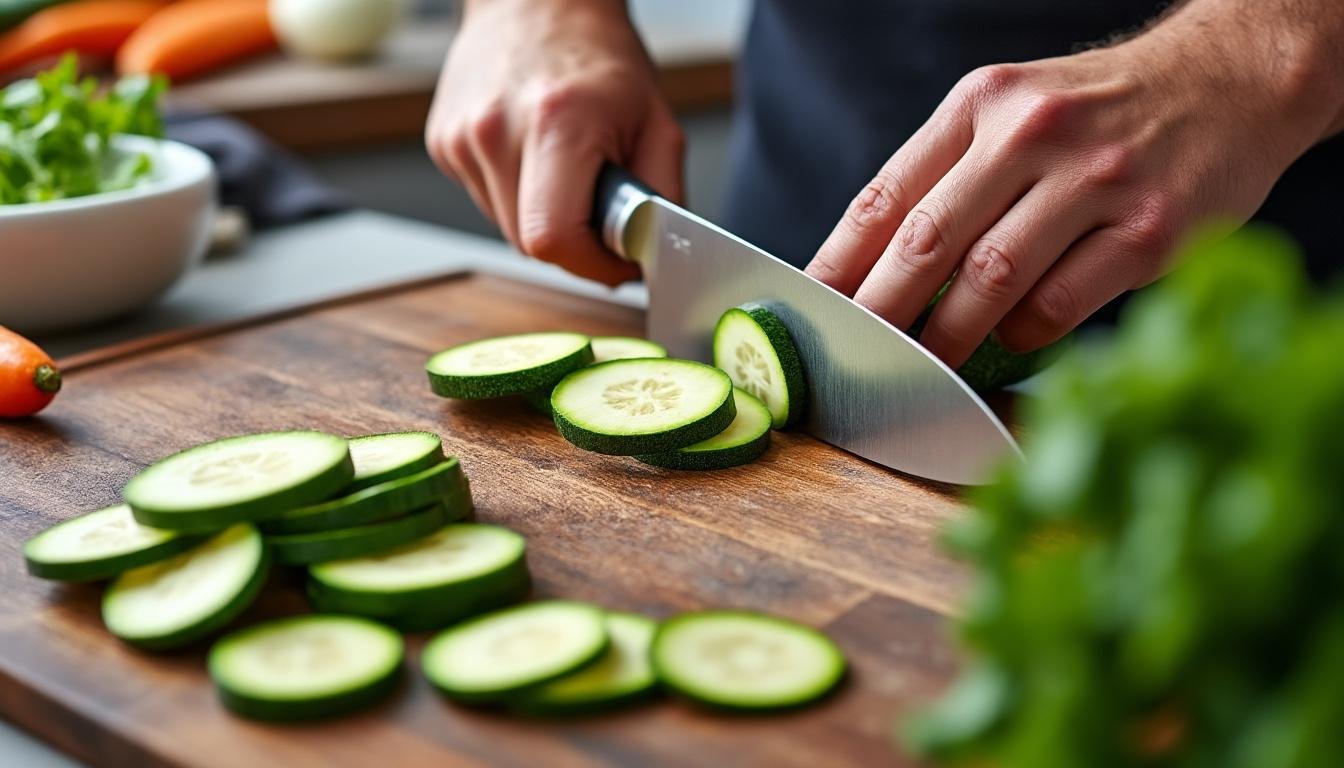 découvrez une délicieuse salade de courgettes rôties accompagnée de feta crémeuse et de pignons croquants. une recette fraîche, facile et gourmande, parfaite pour vos repas d'été !