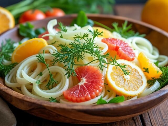 Salade de fenouil, aneth et agrumes