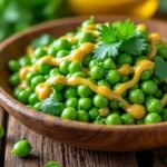 Salade de pois cassés, céleri et moutarde