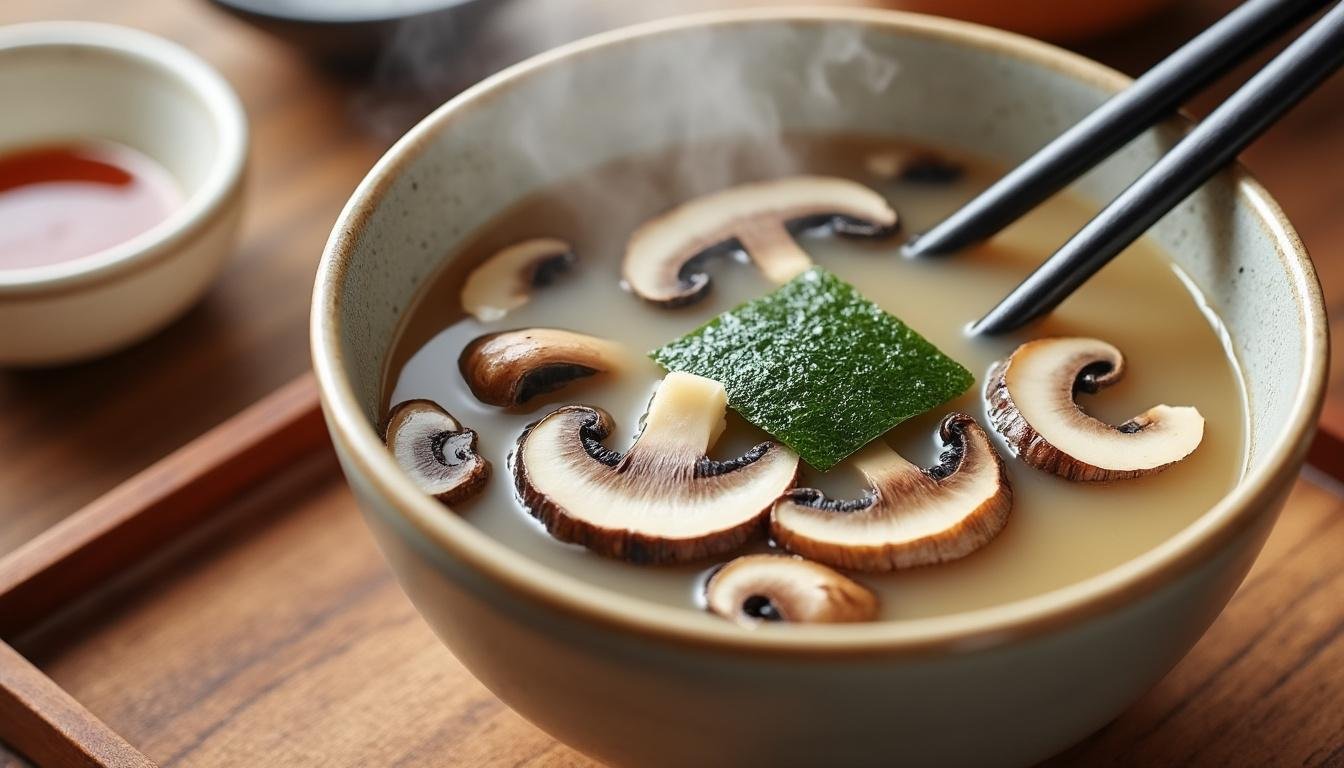 découvrez notre délicieuse soupe de nouilles au miso et champignons shiitake, une recette réconfortante et savoureuse, idéale pour un repas rapide et sain aux saveurs japonaises authentiques.