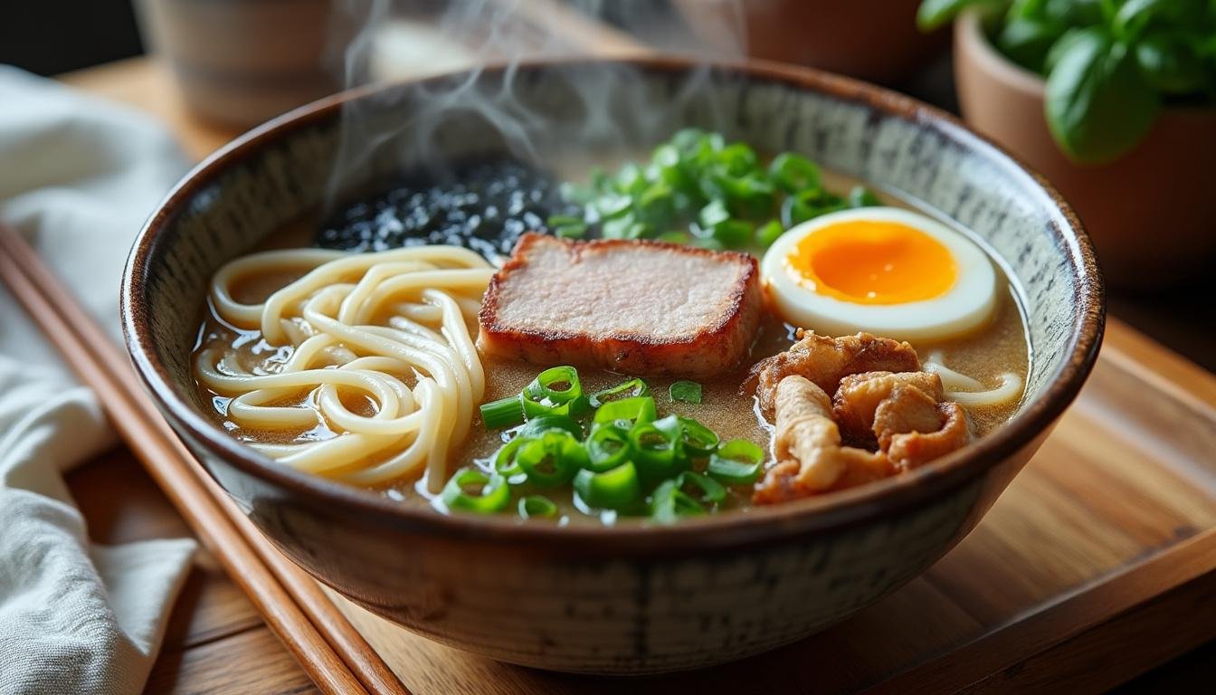 découvrez notre délicieuse soupe de nouilles au miso et champignons shiitake, une recette réconfortante et parfumée, parfaite pour un repas sain et savoureux. facile à préparer et idéale pour les amateurs de cuisine asiatique.