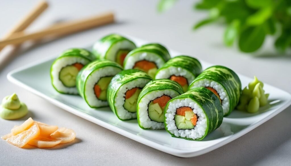 découvrez les sushis kappa maki, une délicieuse création où la fraîcheur du concombre se marie à la simplicité. savourez cette spécialité japonaise qui vous offre une expérience gustative unique à chaque bouchée.