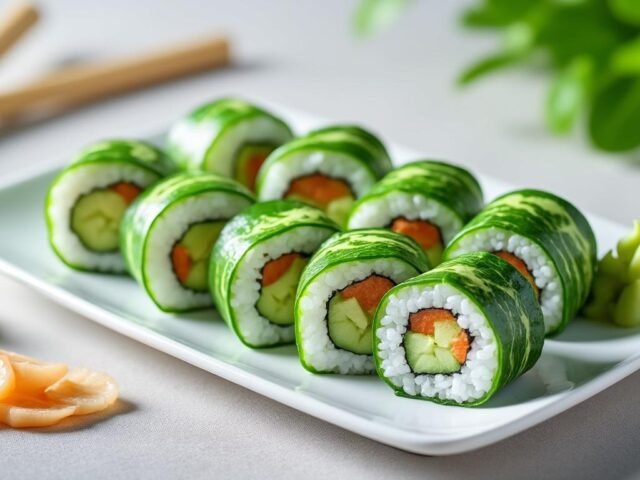 Sushis Kappa Maki : la fraîcheur du concombre en toute simplicité