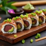 Sushis au Magret de Canard : twist franco-japonais audacieux