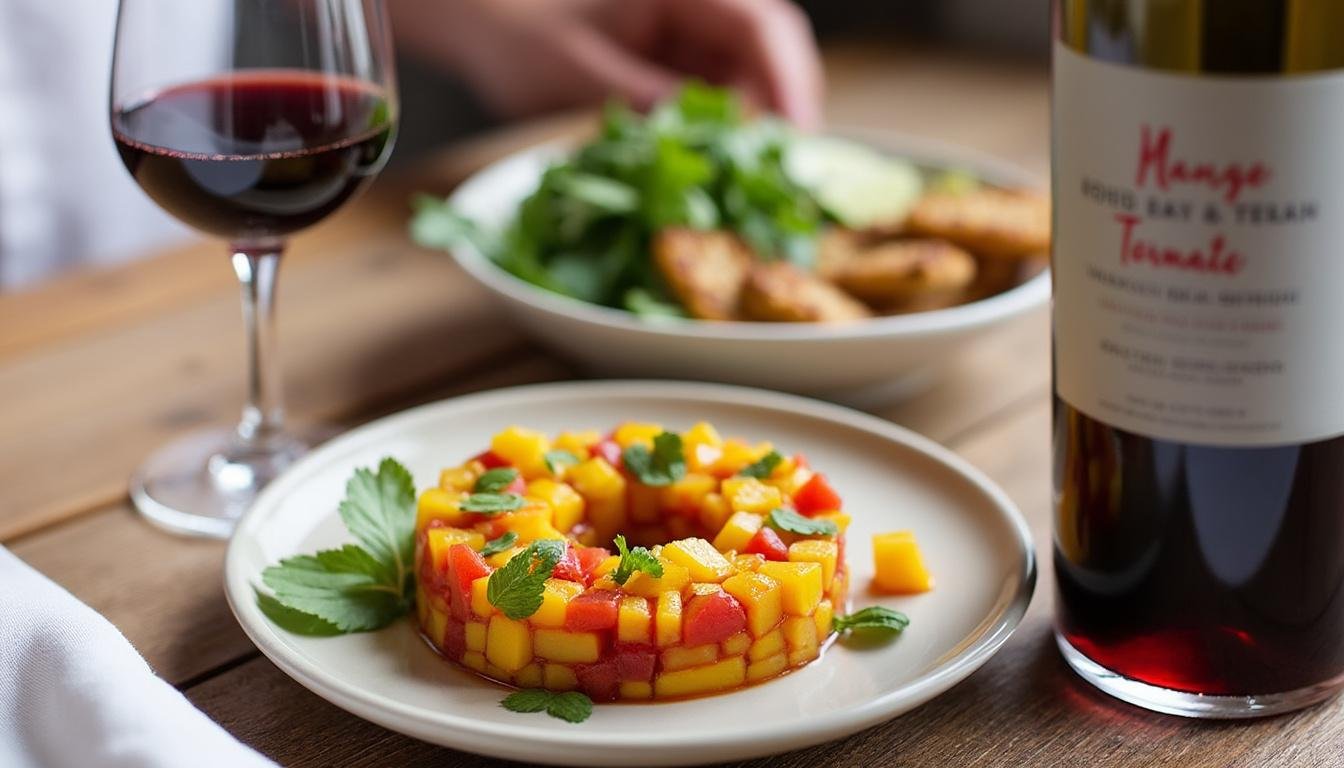 découvrez une recette fraîche et originale de tartare de tomates à la mangue, parfaite pour l'été. un mélange sucré-salé plein de saveurs, simple à préparer et idéal en entrée légère ou en accompagnement.
