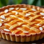 Tarte aux amandes et confiture d’abricots