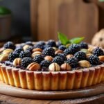 Tarte aux mûres et noisettes