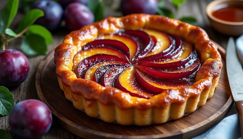 découvrez notre délicieuse recette de tarte tatin aux prunes caramélisées, un dessert à la fois gourmand et réconfortant. savourez l'alliance parfaite entre la douceur des prunes et le croustillant d'une pâte dorée, idéal pour régaler vos convives lors de toutes les occasions.