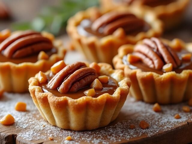 Tartelettes au caramel et noix de pécan
