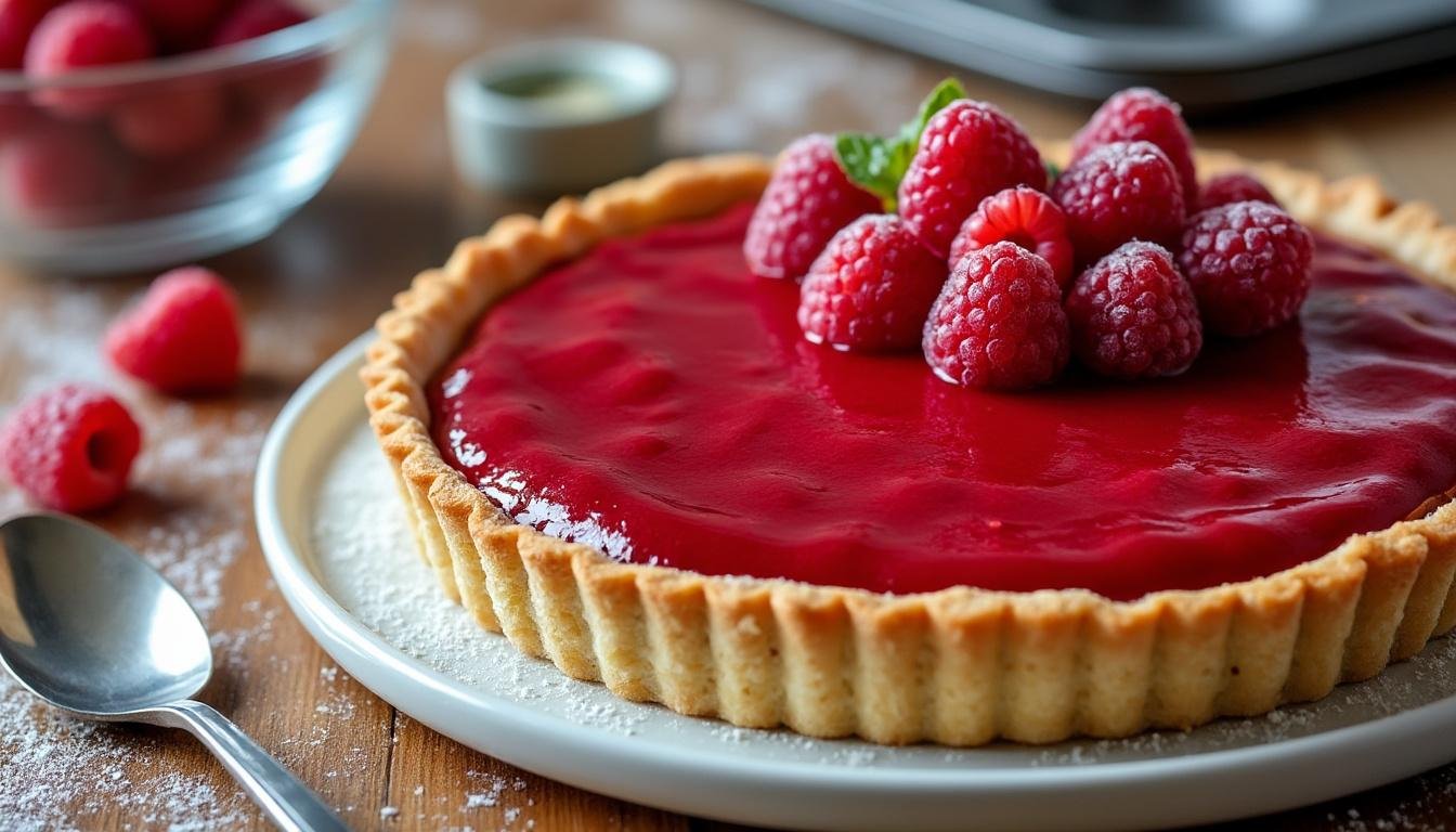 découvrez nos délicieuses tartelettes aux framboises, garnies d'une onctueuse crème pâtissière. un mariage parfait de saveurs fruitées et de douceur qui ravira toutes vos papilles. idéales pour un dessert raffiné ou un goûter gourmand.