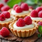 Tartelettes aux framboises et crème pâtissière