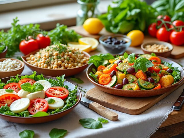 ???? Avec ces 300 idées de recettes végétariennes d’entrées et de salades fraîches, vous avez de quoi varier vos repas tout en profitant d’aliments sains et savoureux !