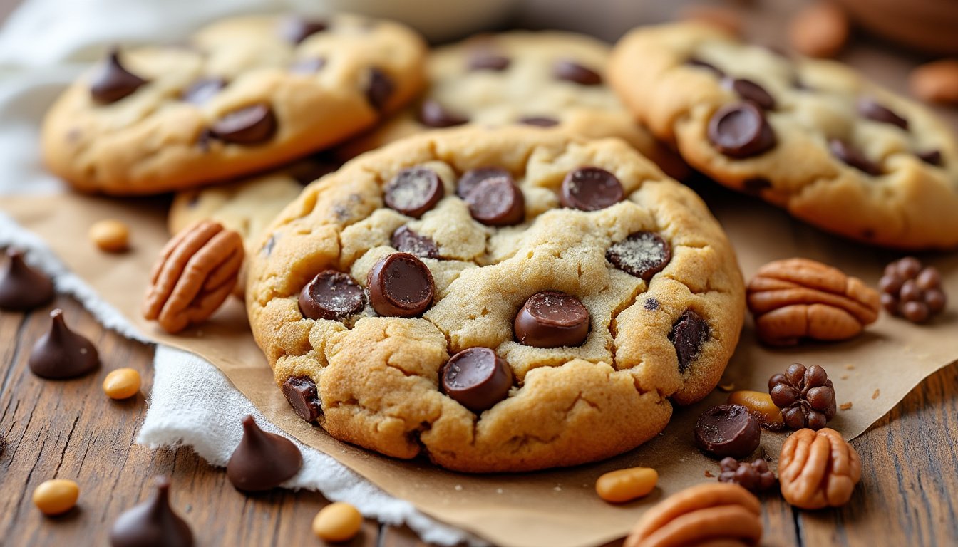 découvrez notre recette de biscuits moelleux aux noix et cacao, parfaits pour une pause gourmande. un mélange irrésistible de douceur chocolatée et de croquant, facile à réaliser à la maison !